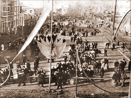 inauguración av de mayo La avenida de Mayo i